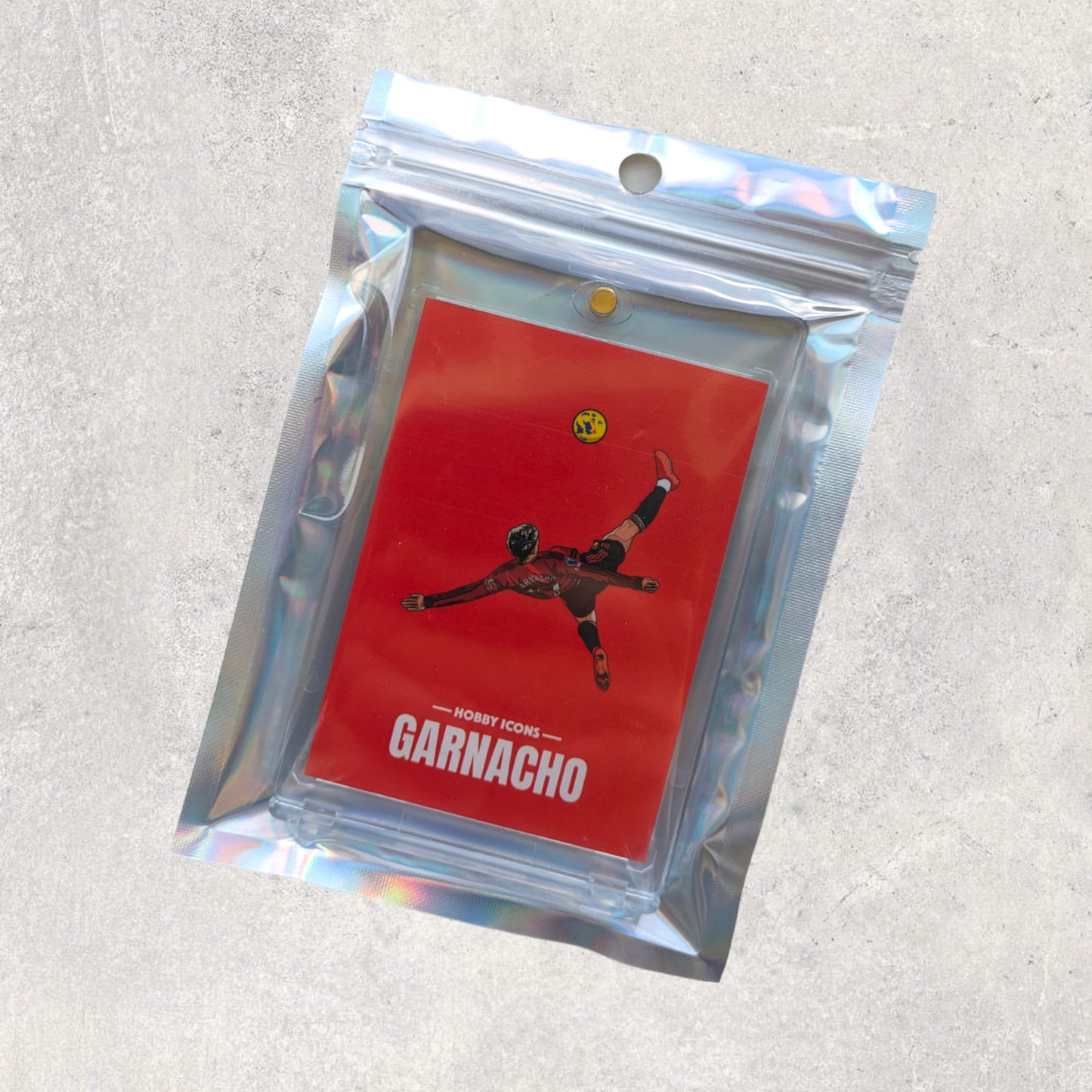 #6 Alejandro Garnacho Illustrated Custom Football Trading Card