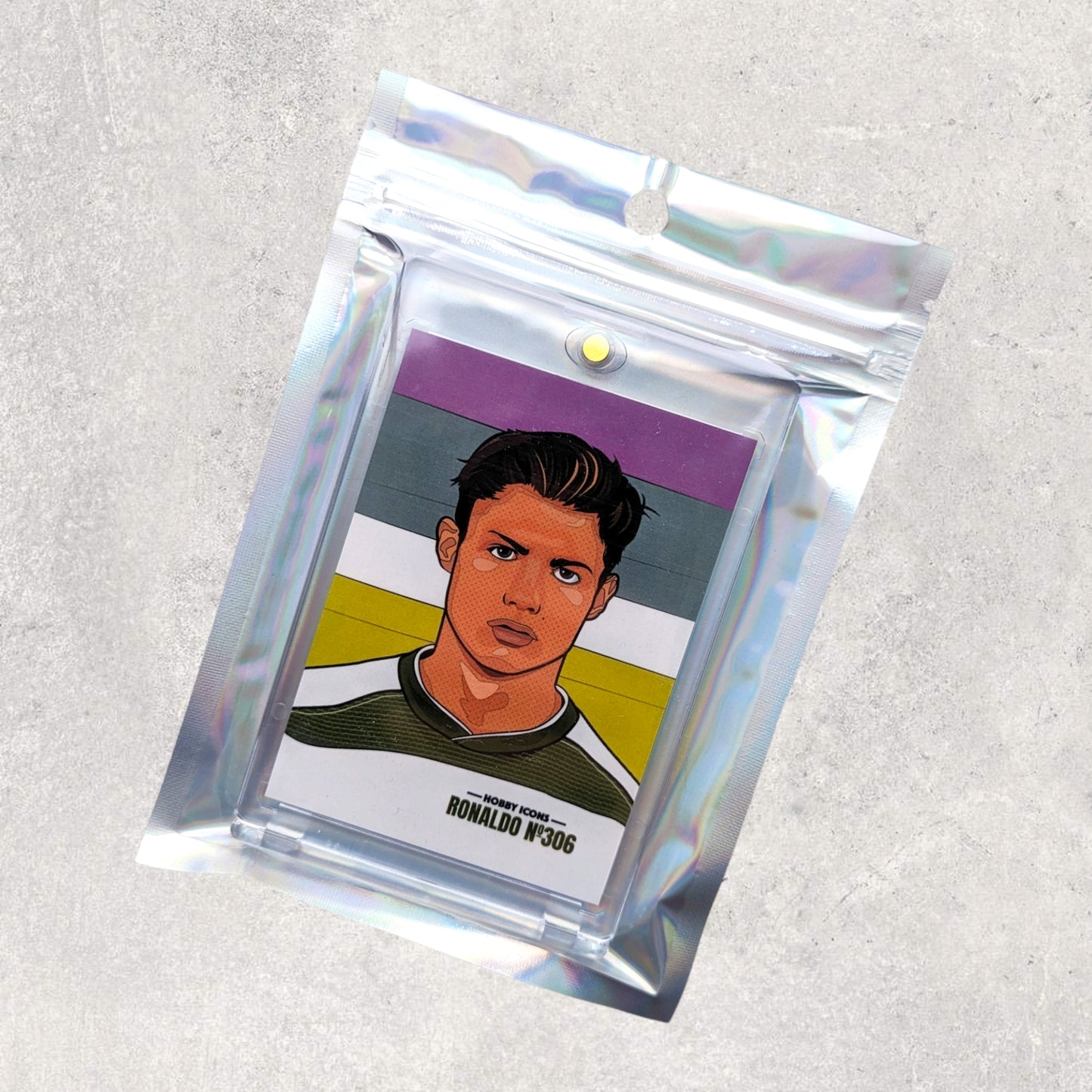 #2 'Ronaldo No 306' Illustrated Custom Football Trading Card