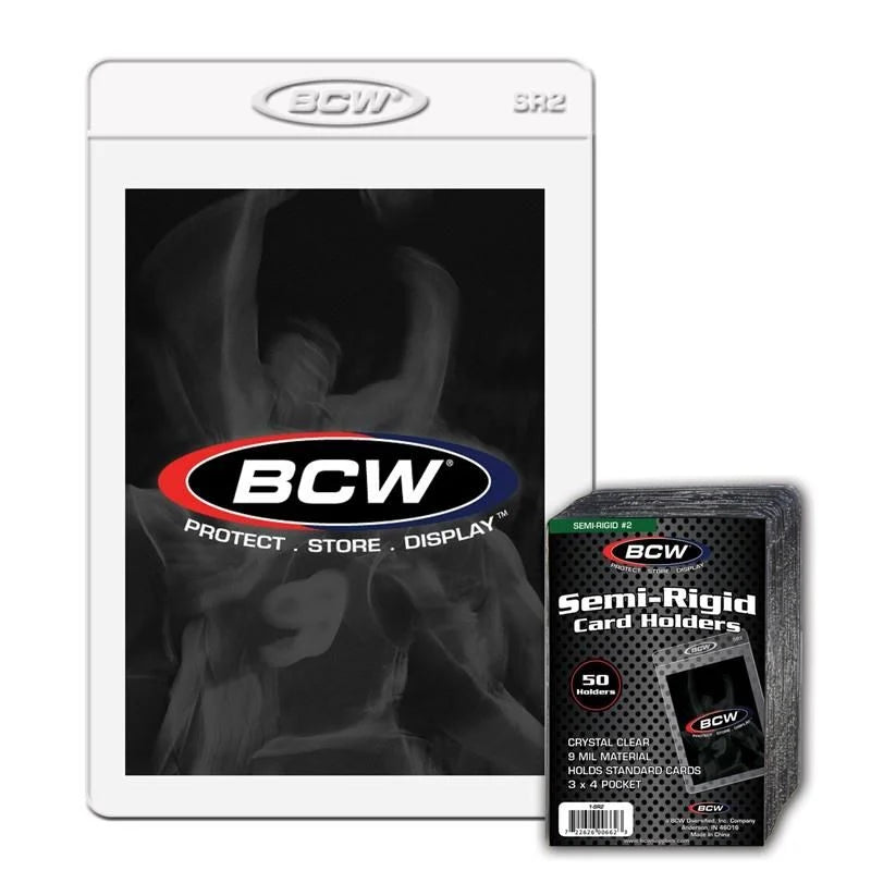 BCW - Semi Rigid Card Holder #2 (50ct)