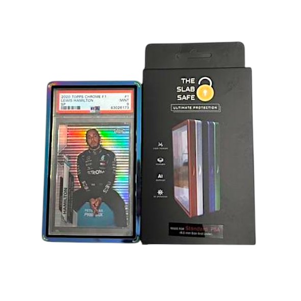 rainbow uv protection trading card aluminium case for PSA graded cards