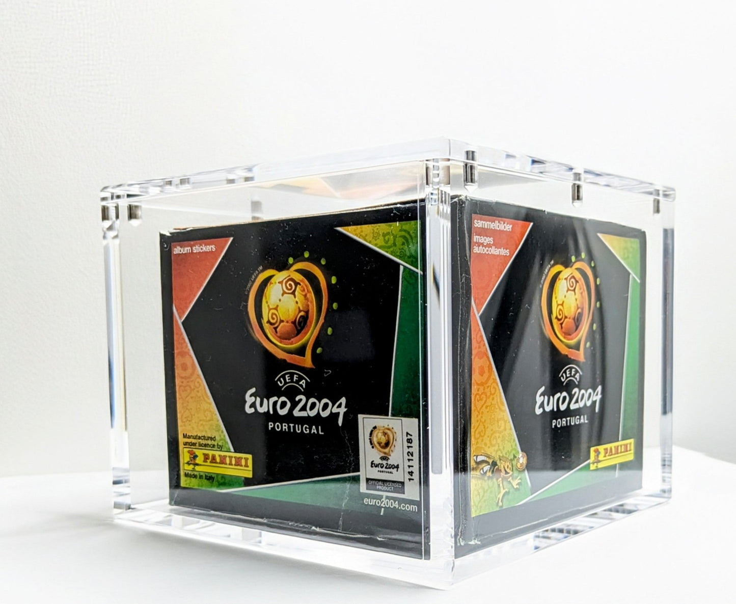 Panini Sticker Box Premium Acrylic Display Case #2 (Euro 2004)