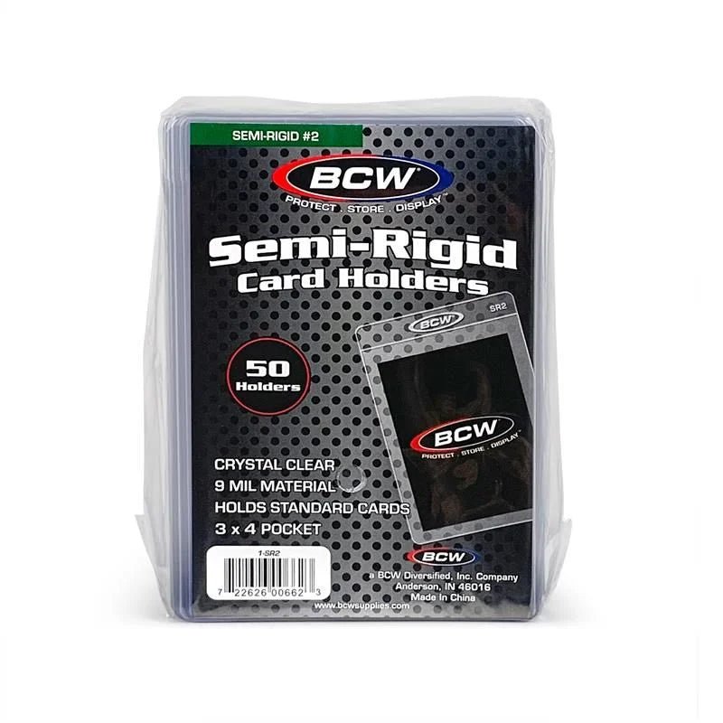 BCW - Semi Rigid Card Holder #2 (50ct)
