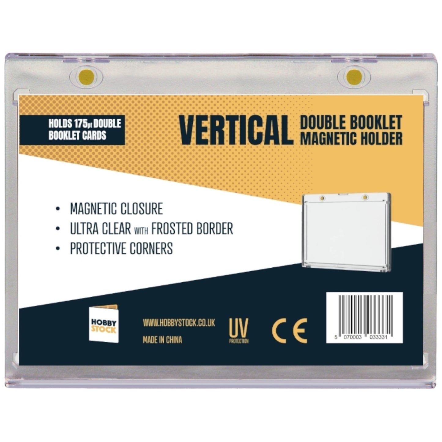 vertical double booklet mag for sports cards