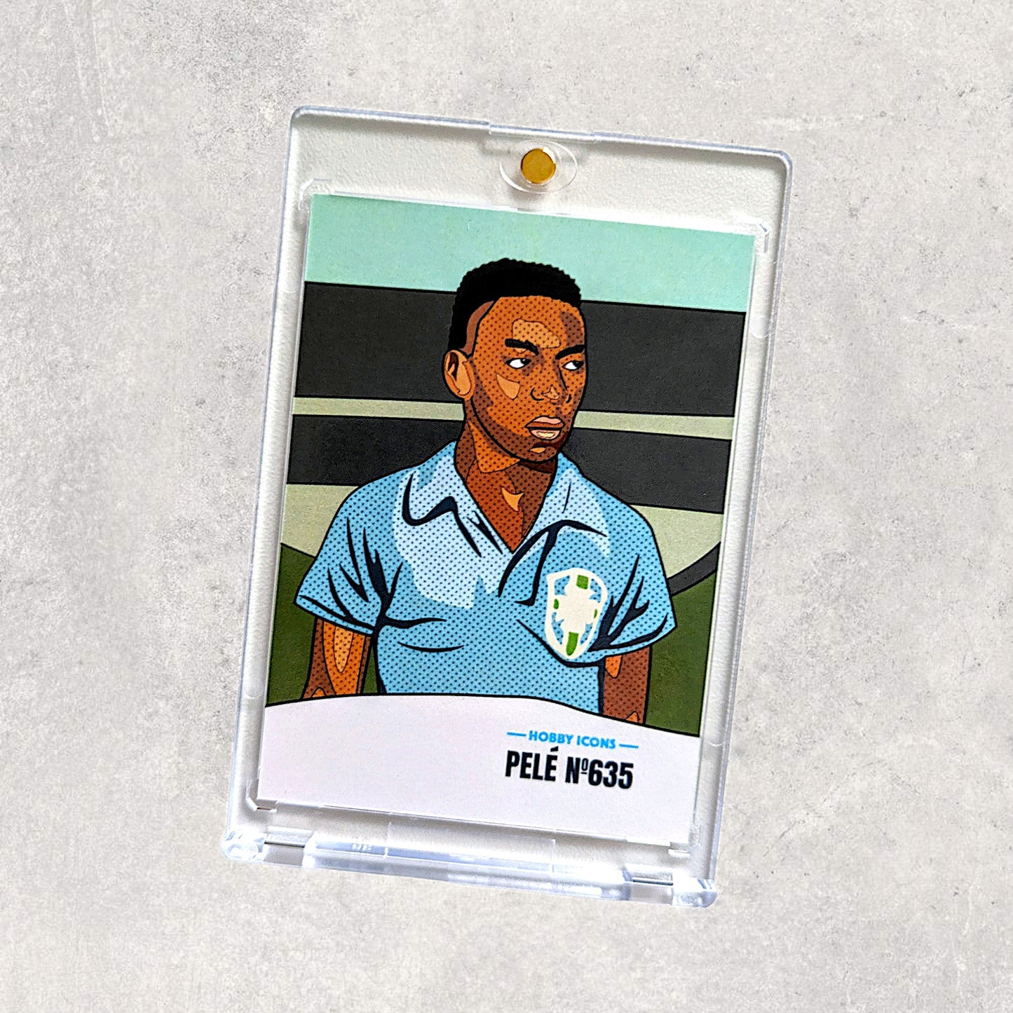 Hobby Icons - #1 to #6 Illustrated Custom Football Trading Cards - Full Set