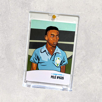 Hobby Icons - #1 to #6 Illustrated Custom Football Trading Cards - Full Set