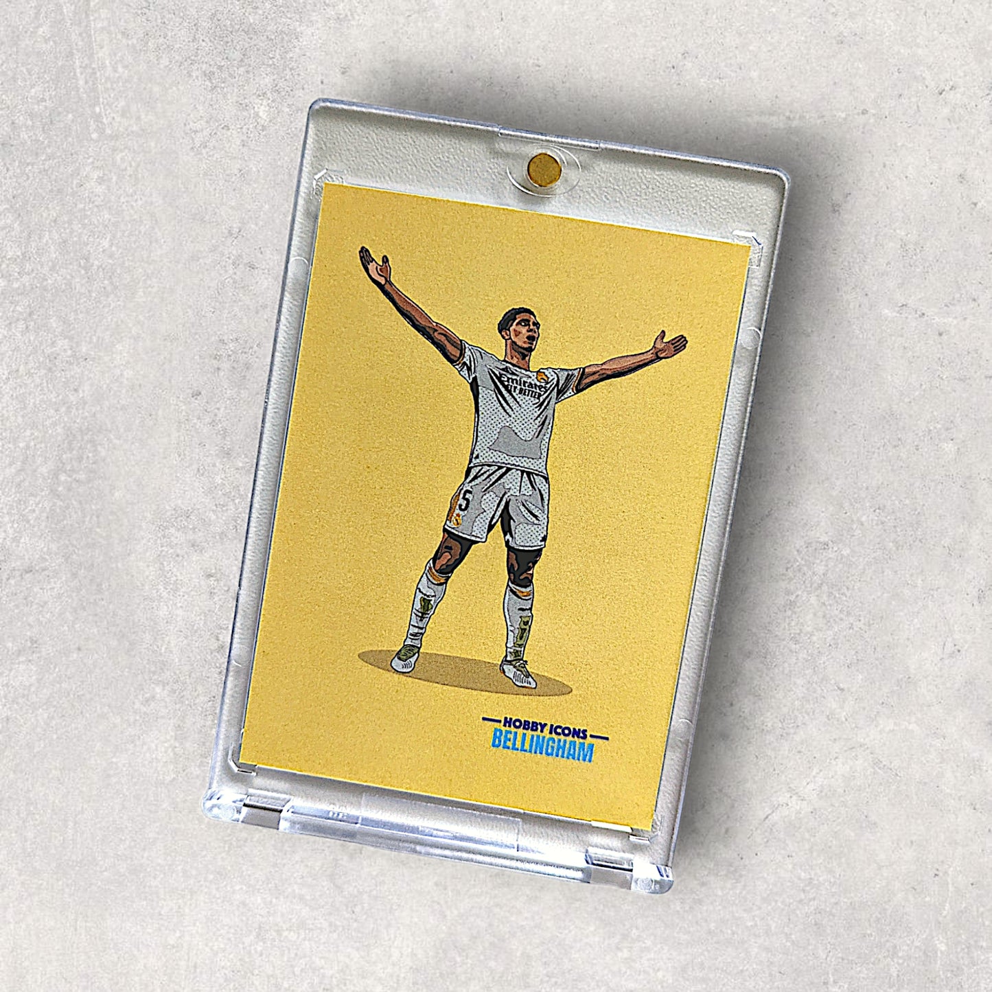 Hobby Icons - #1 to #6 Illustrated Custom Football Trading Cards - Full Set