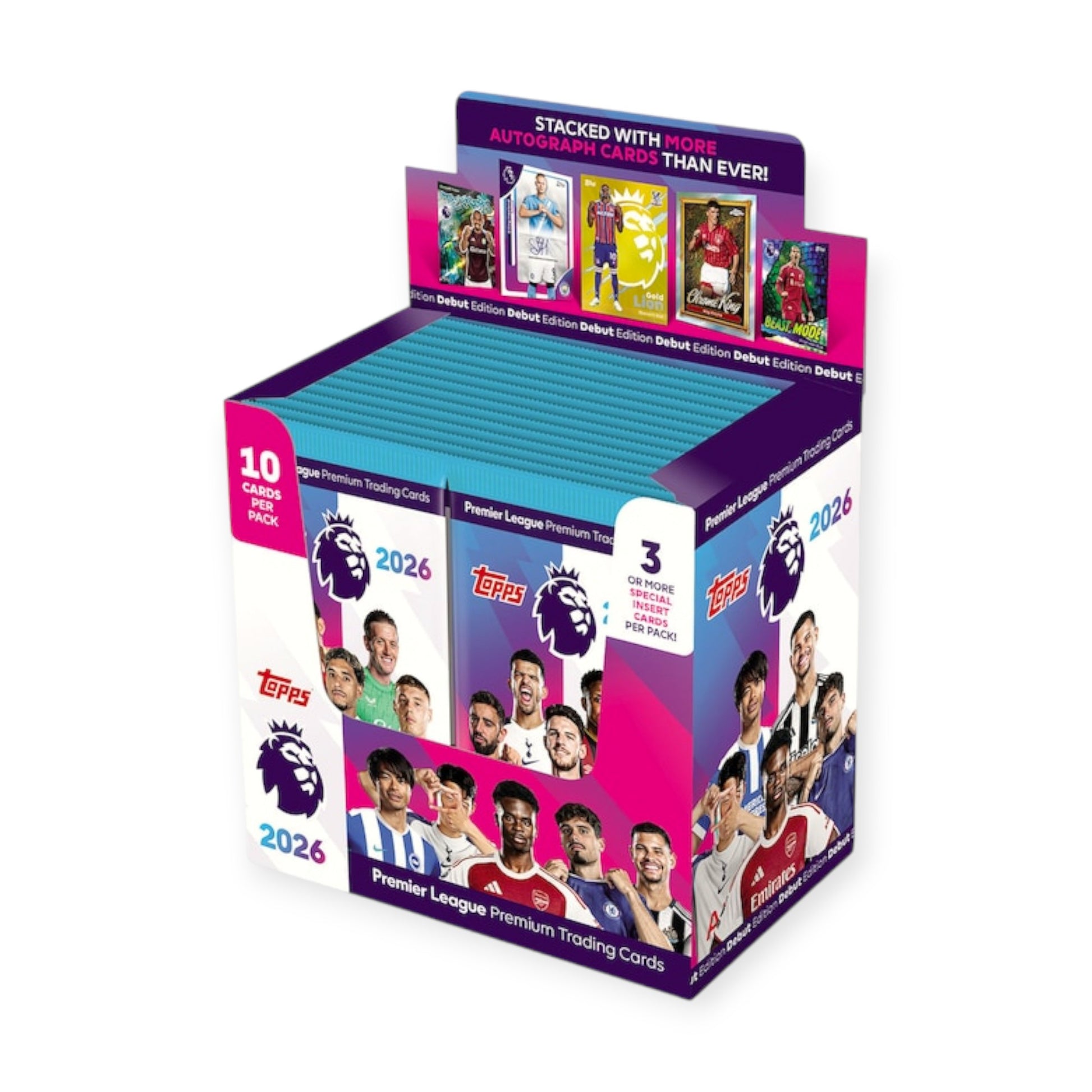 topps premier league booster box Topps Premier League 2026 - Debut Edition - Box (28 Count)