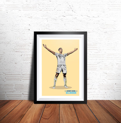 A4 Print - Jude Bellingham - Hobby Icons Illustrated Poster