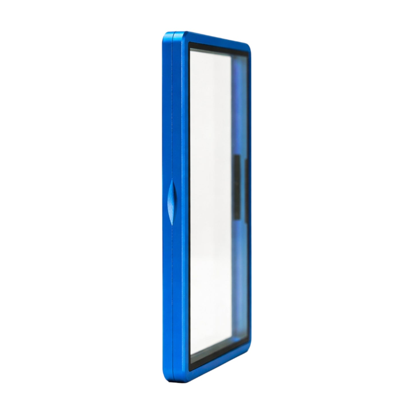 Premium royal blue graded card case for PSA