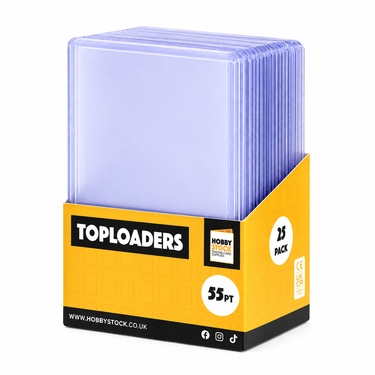 55pt Toploaders (25 Pack) - HobbyStock