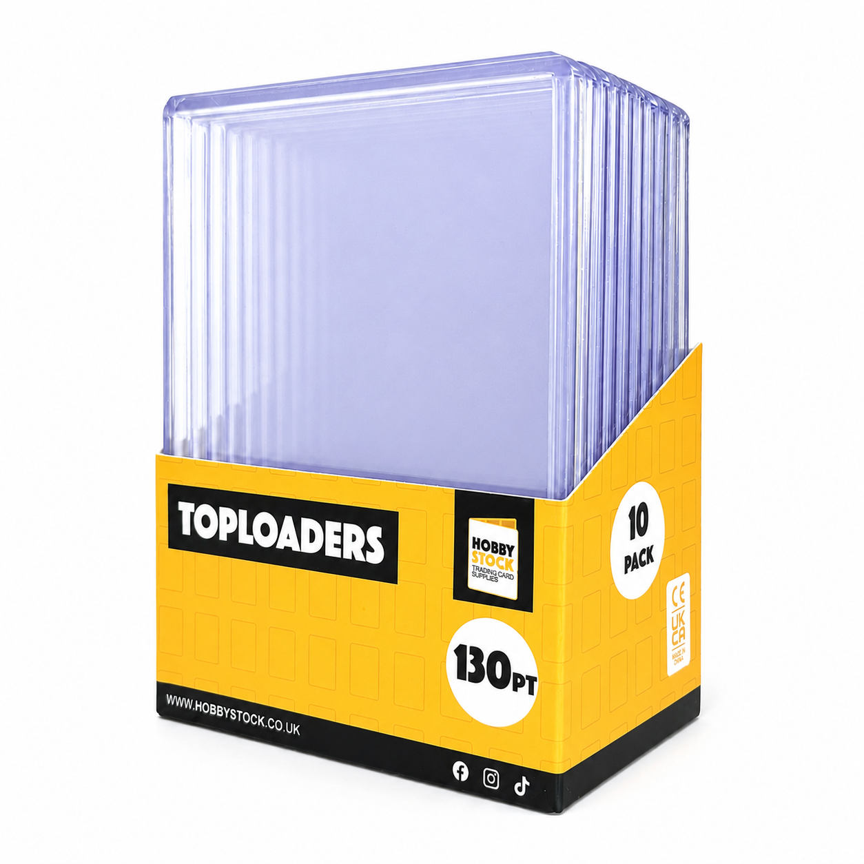 130pt Toploaders (10 Pack) - HobbyStock