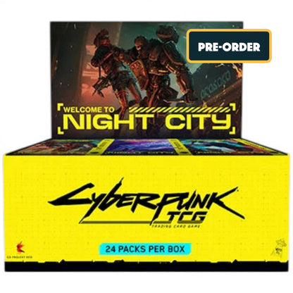 Welcome to Night City Booster Display (24 Packs) - Cyberpunk TCG