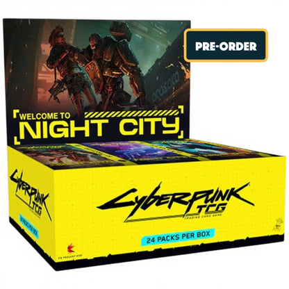 Welcome to Night City Booster Display (24 Packs) - Cyberpunk TCG