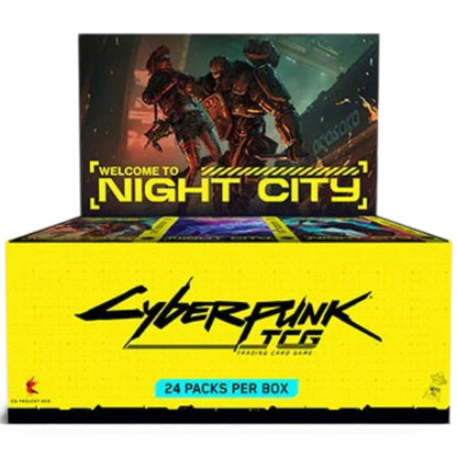 Welcome to Night City Booster Display (24 Packs) - Cyberpunk TCG