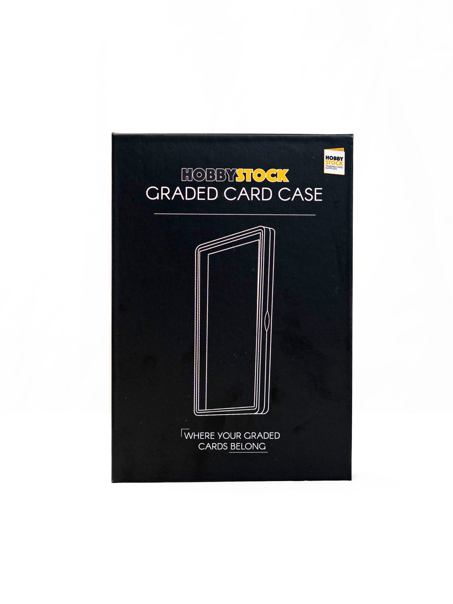 Premium display graded card case for PSA