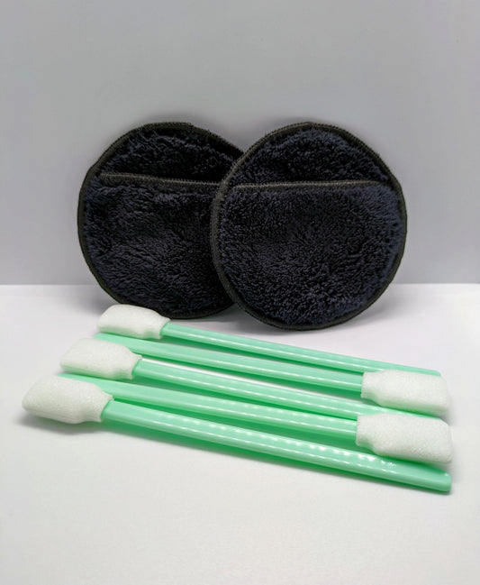 Foam Tip Cleaning Swabs & Reusable Pads for Kurts Card Care