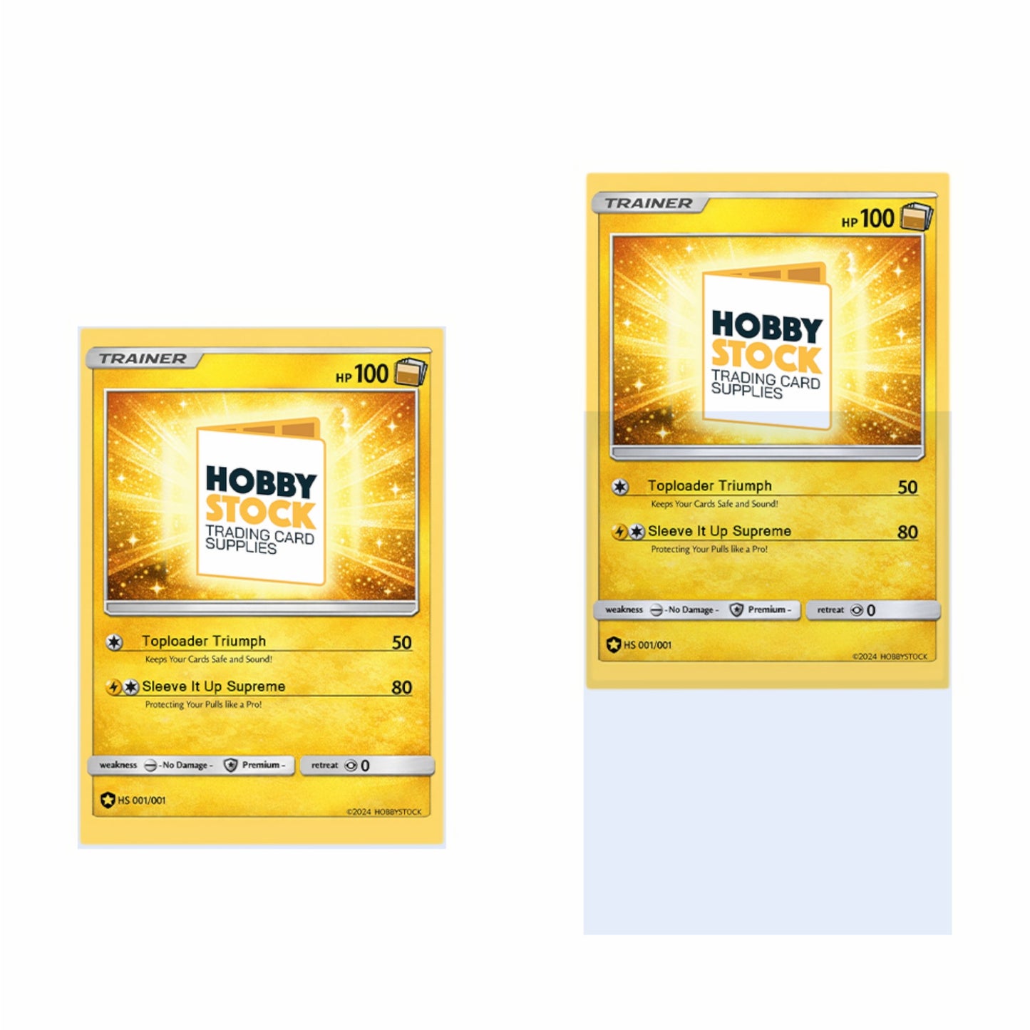 premium perfect fit trading card sleeves