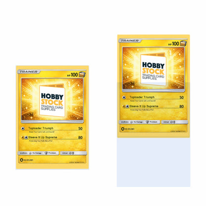 premium perfect fit trading card sleeves