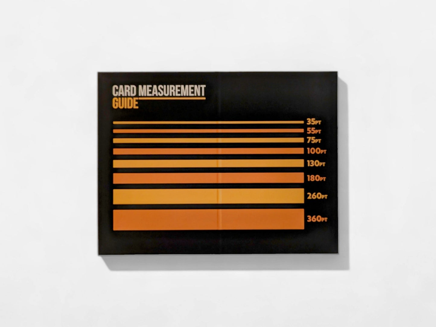 Trading Card Measurement Guide