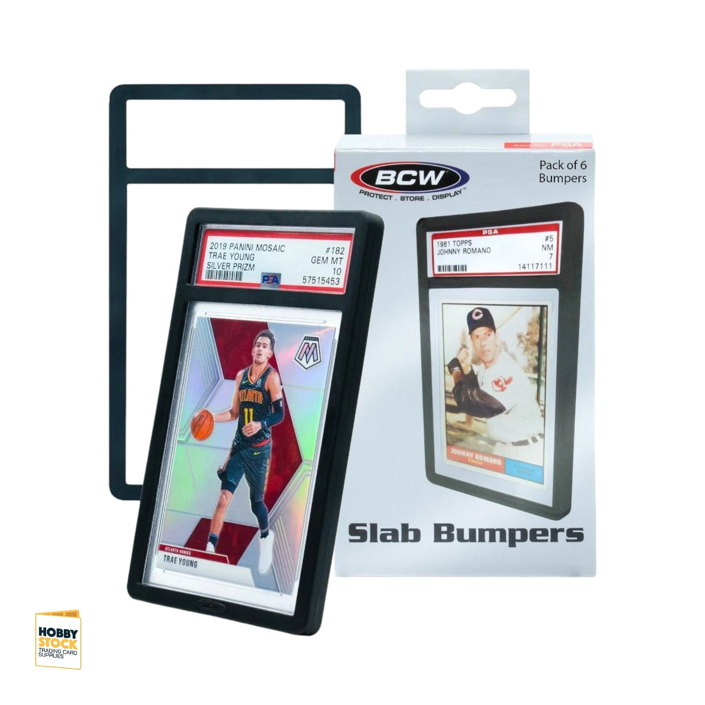 BCW - Slab Bumpers (Black) Pack of 6