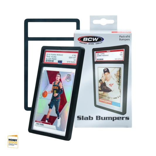 BCW - Slab Bumpers (Black) Pack of 6