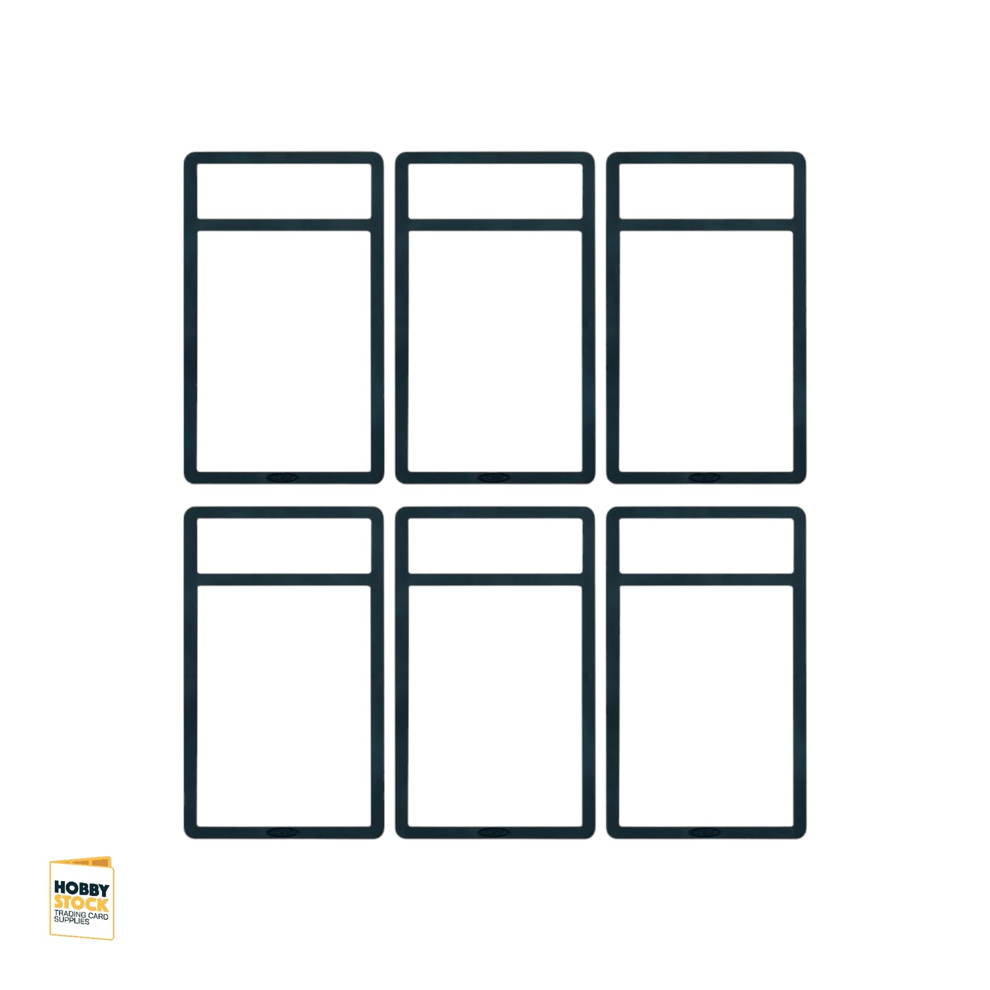 BCW - Slab Bumpers (Black) Pack of 6