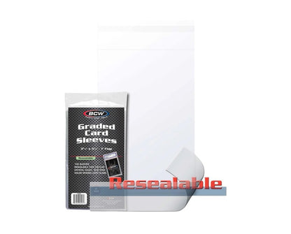 bcw graded card sleeves BCW - Universal Graded Card Sleeves (100ct)
