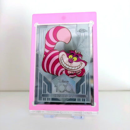 pink border 35pt magnetic trading card display case