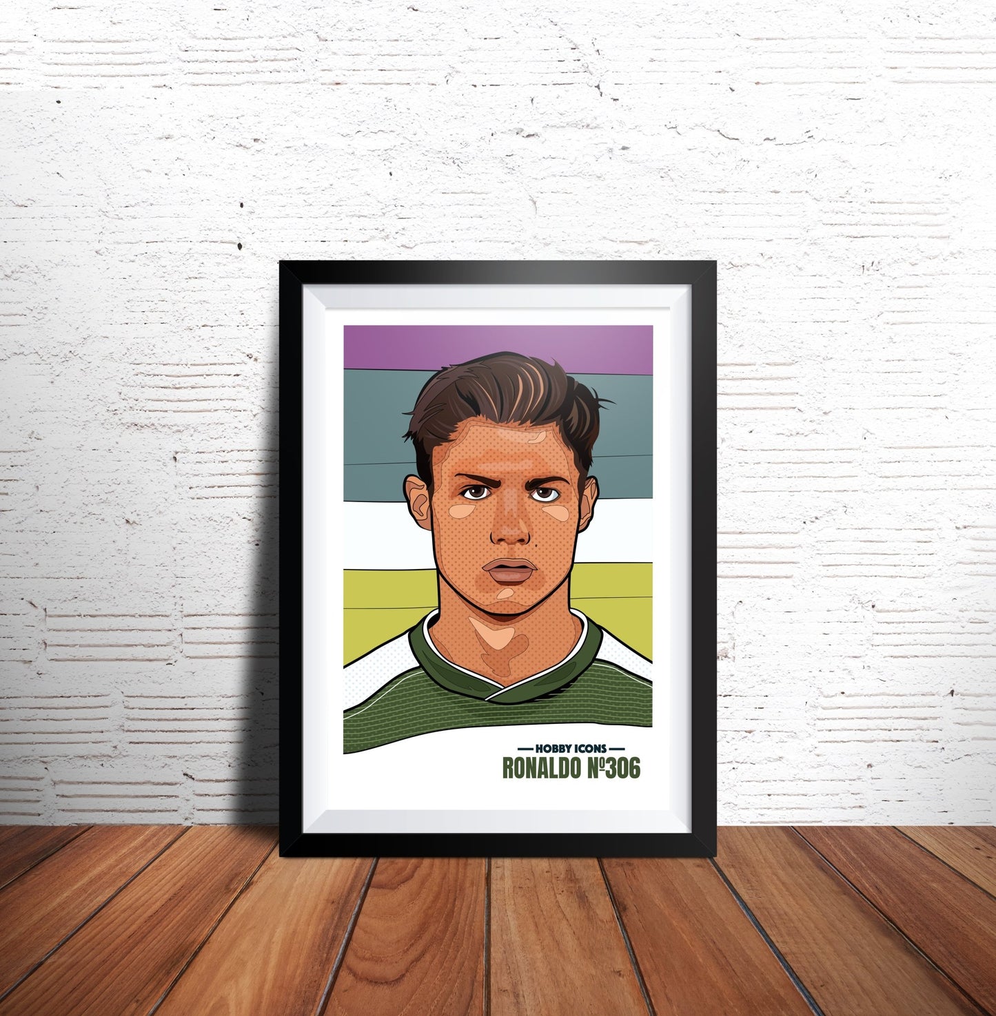 A4 Print - R7 Ronaldo 'No 306' - Hobby Icons Illustrated Poster