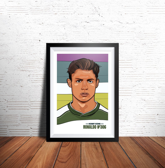 A4 Print - R7 Ronaldo 'No 306' - Hobby Icons Illustrated Poster