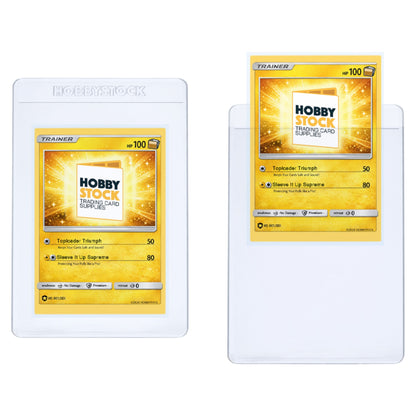 Semi Rigid Card Holders (50 Pack) - HobbyStock