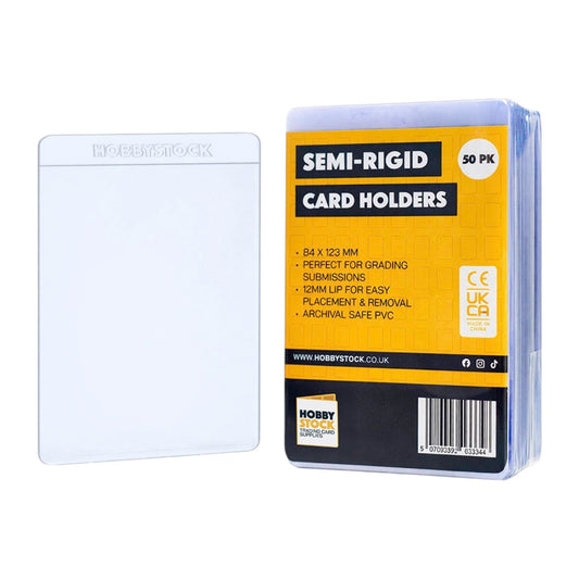premium semi rigid card holders - perfect for grading submissions