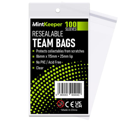 MintKeeper - Resealable Team Bags (100ct)