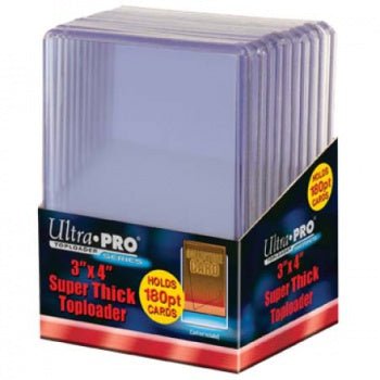 180pt 'Super Thick' Toploaders (10 Pack) - Ultra Pro