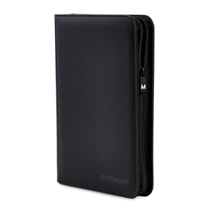 4 Pocket Premium Zip Trading Card Binder - Black