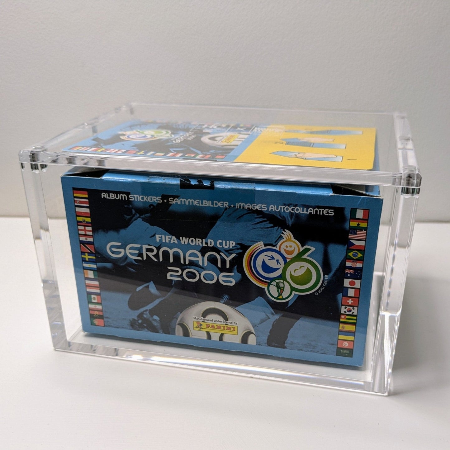 Panini Sticker Box Premium Acrylic Display Case #1 (1998-2012)