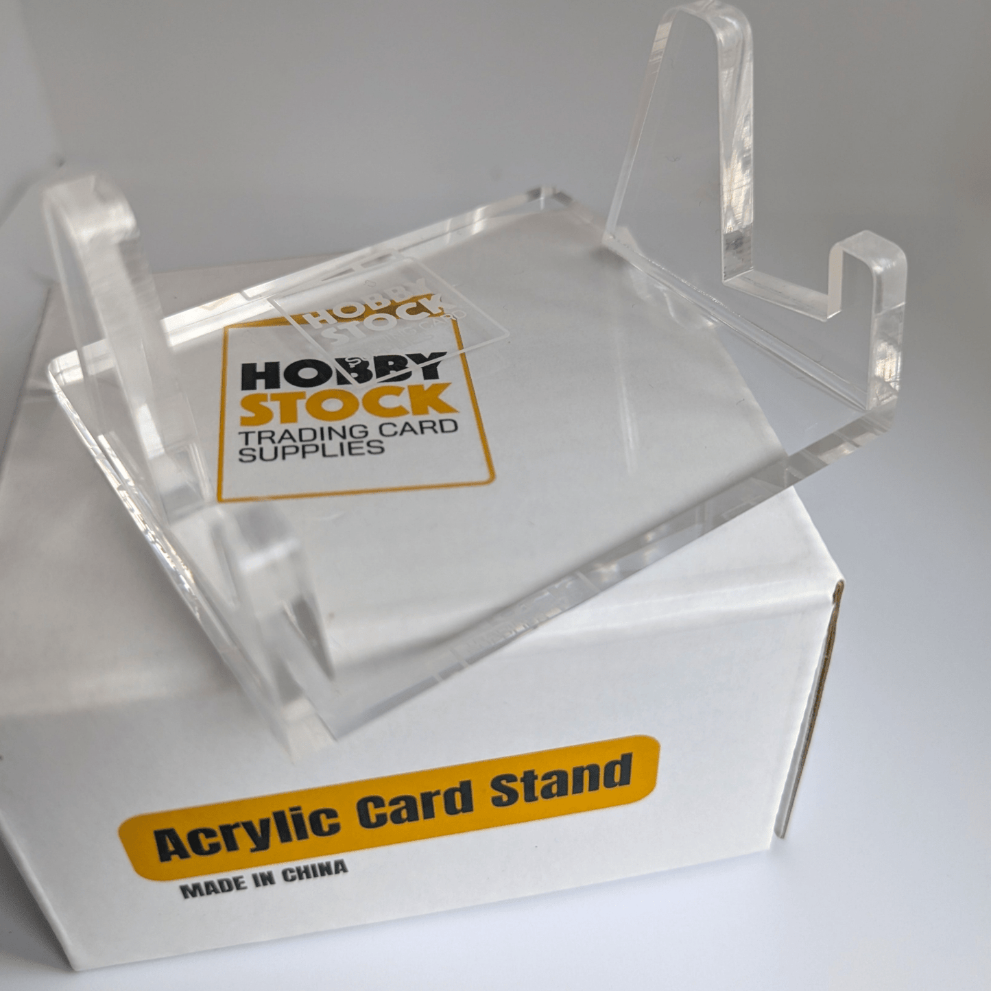 trading card stand for GradedGuard, bumpers, cases, graded cards