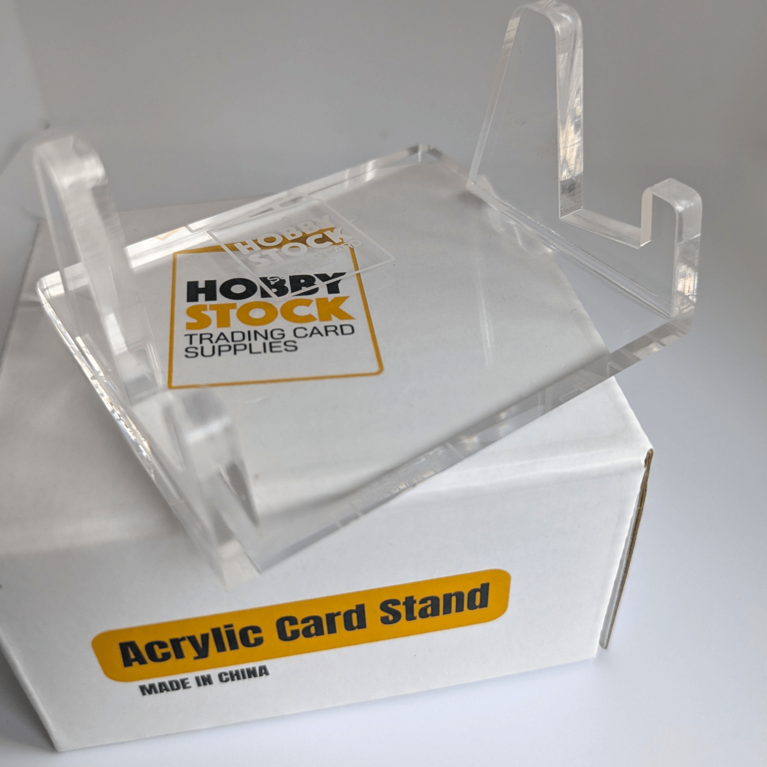 trading card stand for GradedGuard, bumpers, cases, graded cards