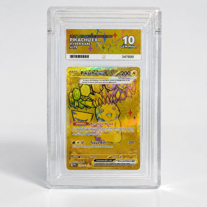 Acrylic Display Case - Crystal Cut (for Graded Card)