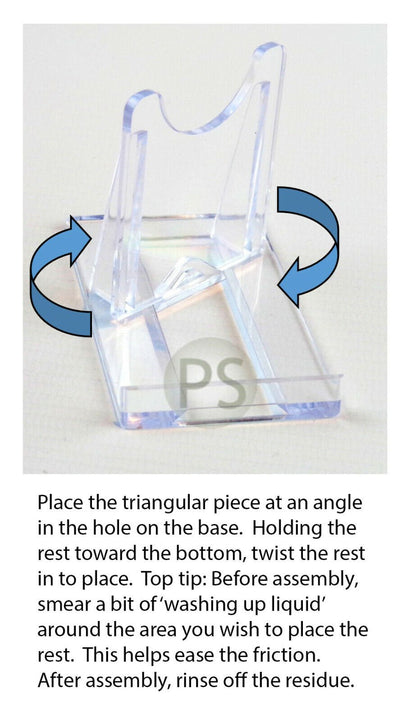 Adjustable Sliding Trading Card Stand